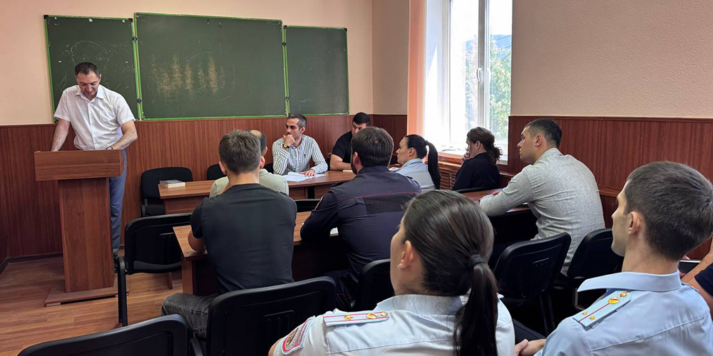 Прокурор Цхинвала провел лекцию для сотрудников Управления внутренних дел города