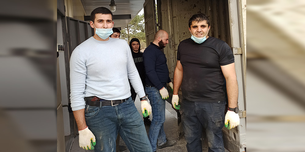 Работники органов прокуратуры Республики Южная Осетия откликнулись на призыв республиканской соматической больницы Цхинвала  о помощи волонтеров